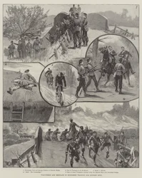 Freiwillige und Reguläre in Middlesex trainieren für Außenpostendienst